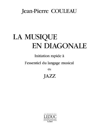 La musique en diagonale — Jean-Pierre Couleau