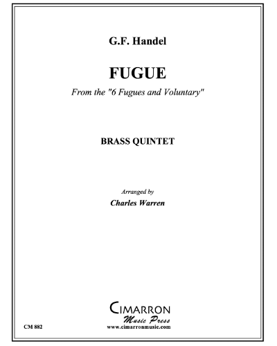 Fugue in B major (from '6 Fugues and Voluntaries') — 亨德尔