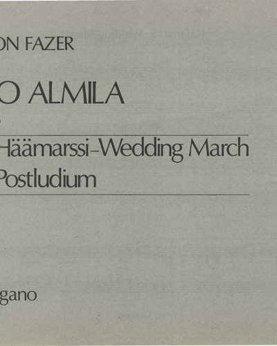 Wedding March & Postludium, op. 13 nos. 2-3 — Atso Almila