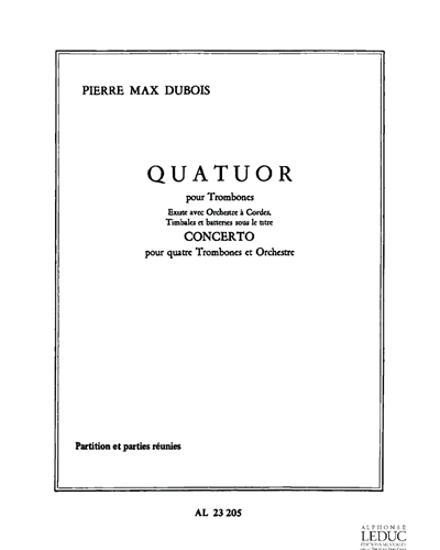 Quartet for Trombones — Eugene Goossens