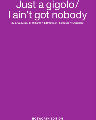 Just a Gigolo / I Ain't Got Nobody — Various