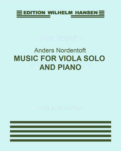 Music for Viola Solo and Piano — Anders Nordentoft