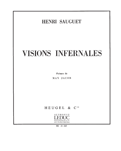 Visions infernales — Henri-Pierre Sauguet