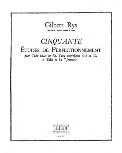 Fifty Études de perfectionnement — Gilbert Rys