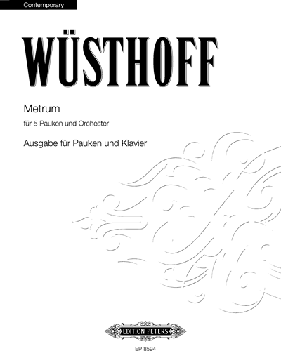Metrum for Five Timpani and Orchestra (Piano Reduction) — 佚名