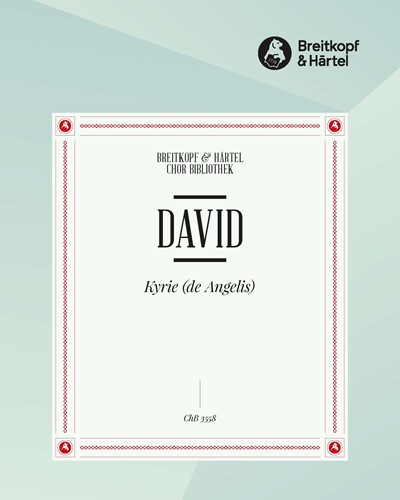Kyrie (de Angelis) — Johann Nepomuk David