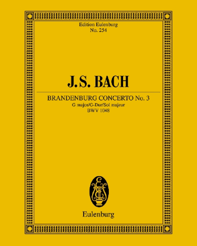 Brandenburg Concerto No. 3 in G major, BWV 1048 — 巴赫