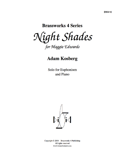 Night Shades — Adam Kosberg