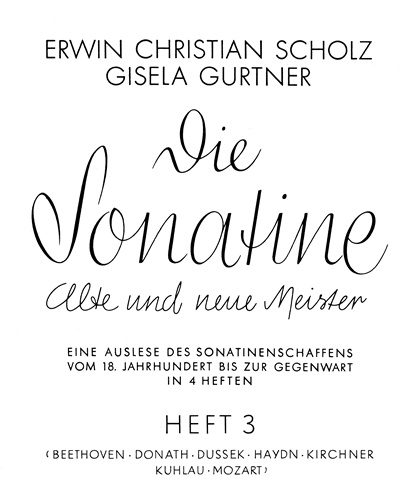 Sonatinas, Volume 3 — Gisela Gurtner