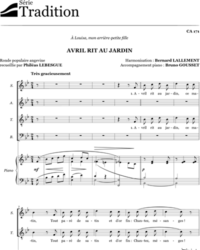 Avril rit au jardin — Philéas Lebesgue