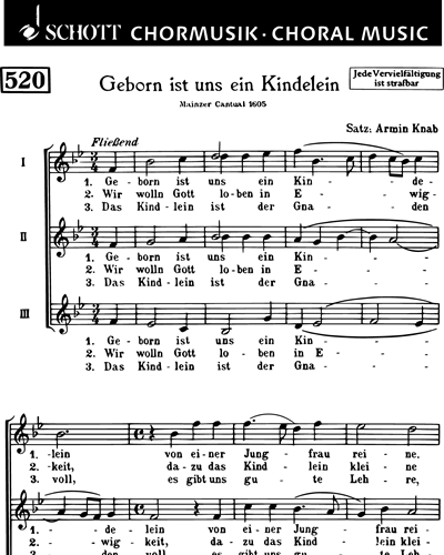 Geborn ist uns ein Kindelein — Armin Knab