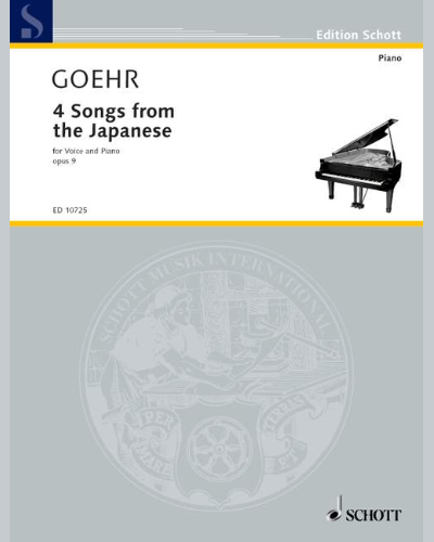 Four Songs from the Japanese, op. 9 — Alexander Goehr