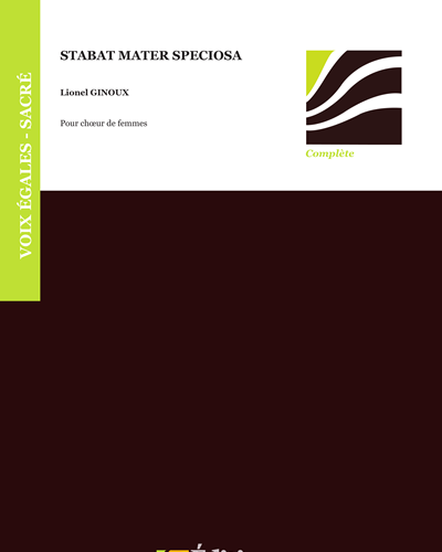 Stabat Mater Speciosa — Lionel Ginoux