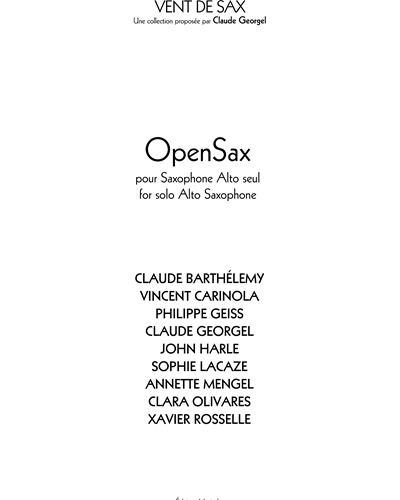 OpenSax — 合集