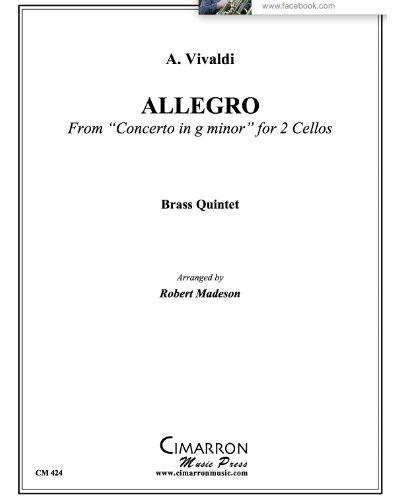 Allegro (from 'Concerto in G minor for 2 Cellos') — 维瓦尔第