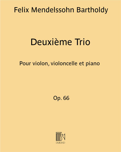 Trio No. 2, op. 66 — Felix Mendelssohn Bartholdy