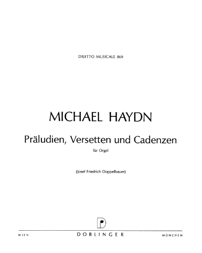 Preludes, Verses and Cadenzas — 米夏埃尔·海顿