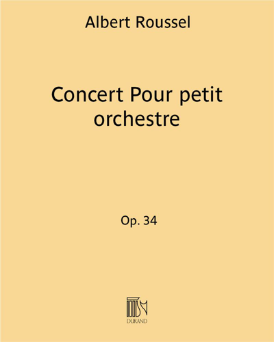 Concert, op. 34 — 鲁塞尔