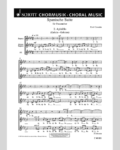 Spanische Suite — Emil Cossetto