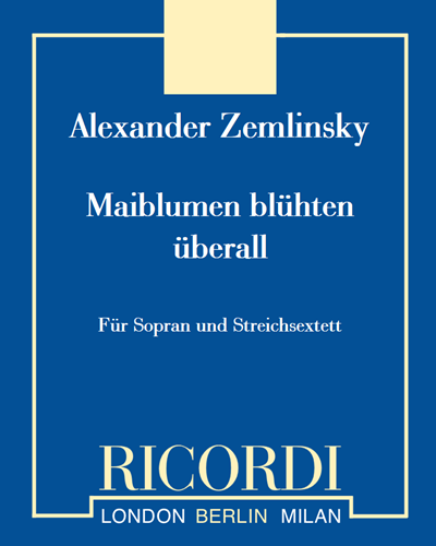 Maiblumen blühten überall — 策姆林斯基