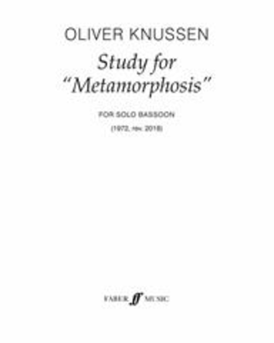 Study for "Metamorphosis" — Oliver Knussen