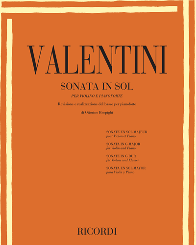 Sonata in G major — Giuseppe Valentini