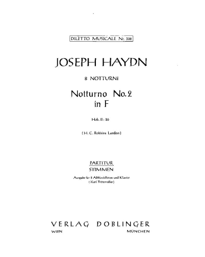 Notturno No. 2 in F major, op. Hob. II:26 — 海顿
