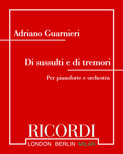 Di sussulti e di tremori — Adriano Guarnieri