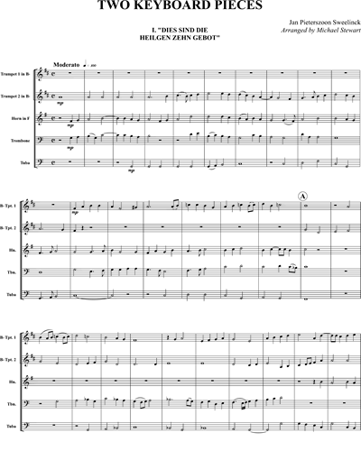 2 Keyboard Pieces — 斯韦林克