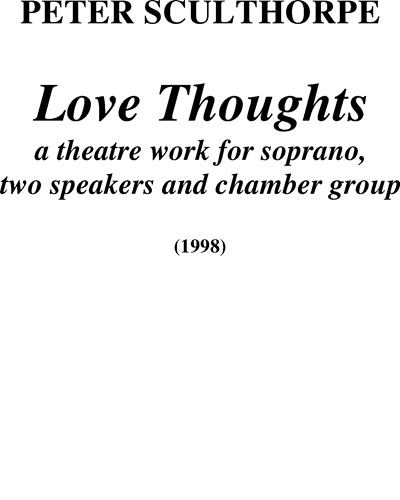 Love Thoughts — Peter Sculthorpe