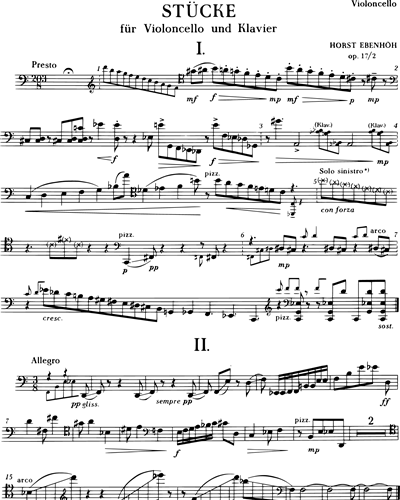 Stücke, op. 17 / 2 — Horst Ebenhöh
