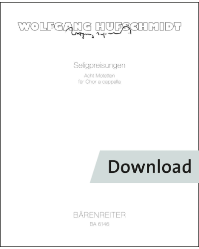 Seligpreisungen — Wolfgang Hufschmidt