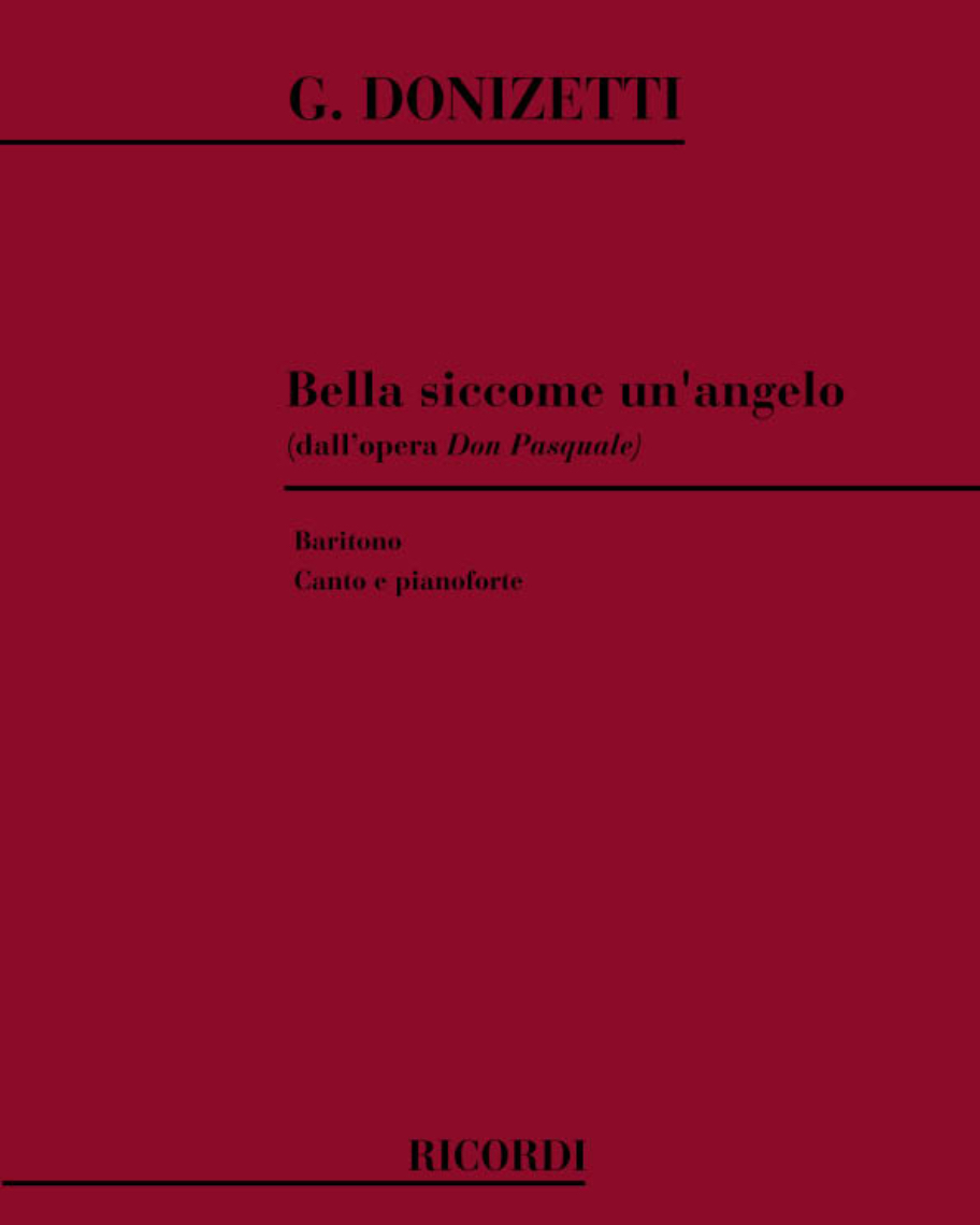 Bella siccome un angelo (from 'Don Pasquale') — 多尼采蒂