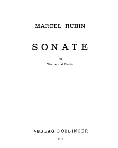 Sonata — Marcel Rubin