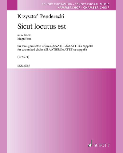 Sicut locutus est — 彭德雷茨基