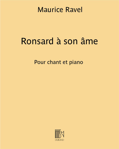 Ronsard à son âme — 拉威尔