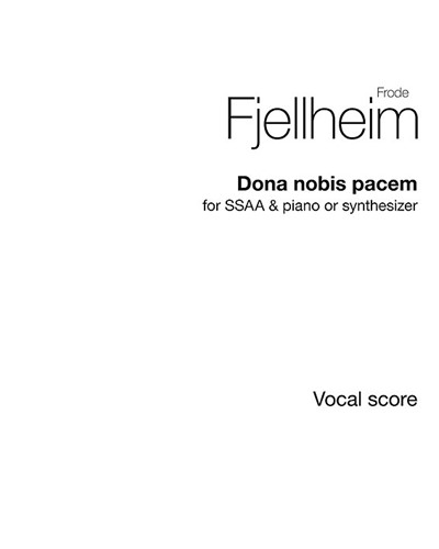 Dona Nobis Pacem — Frode Fjellheim