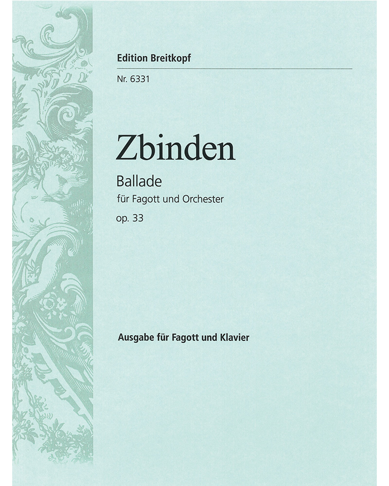 Ballade op. 33 — Julien-François Zbinden
