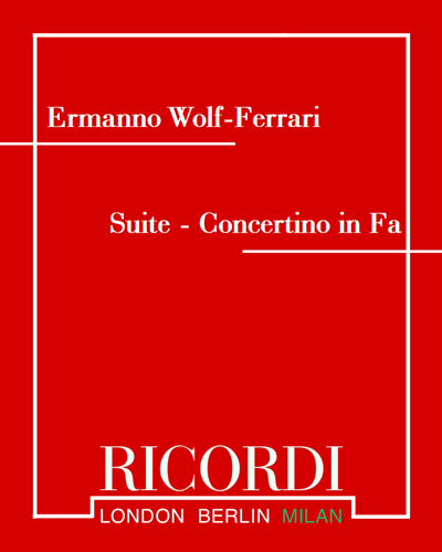 Concertino in F, op. 16 — 沃尔夫-费拉里