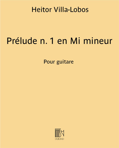 Prelude No. 1 in E minor — Heitor Villa-Lobos