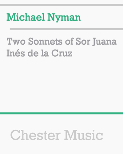 Two Sonnets of Sor Juana Inés de la Cruz — 尼曼