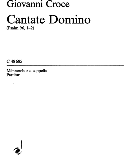Cantate Domino — Giovanni Croce