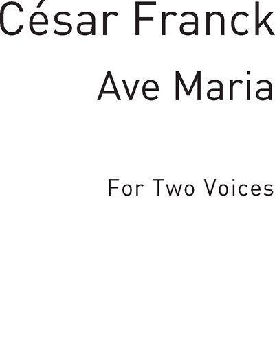 Ave Maria — 弗兰克