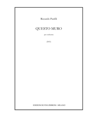 Questo Muro — Riccardo Panfili