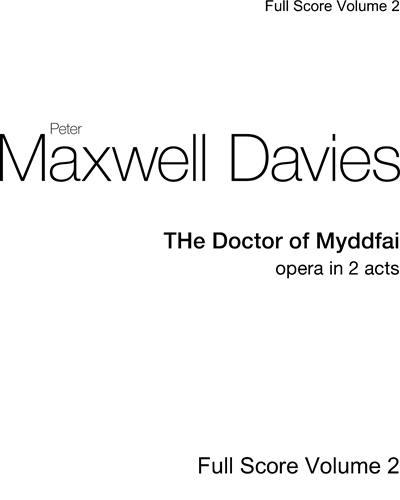 The Doctor of Myddfai — 马克斯韦尔·戴维斯