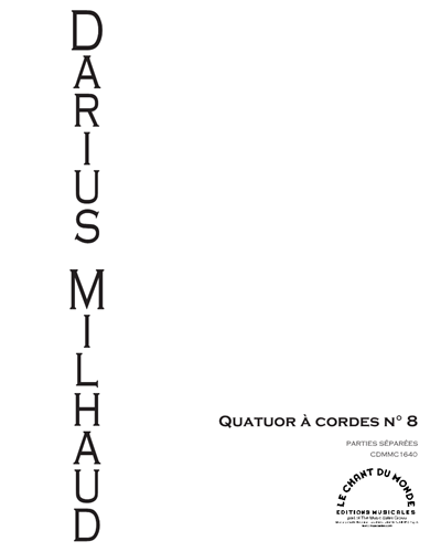 Quatuor À Cordes No. 8 — 米约
