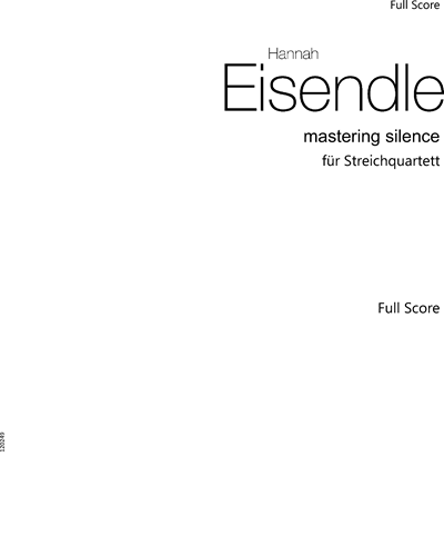 mastering silence — Hannah Eisendle