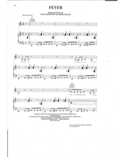 Fever — Peggy Lee