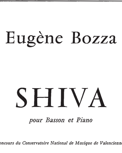 Shiva — 欧仁·博扎