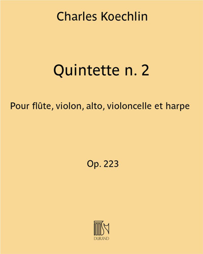Quintette n. 2 Op. 223 — 夏尔·凯什兰